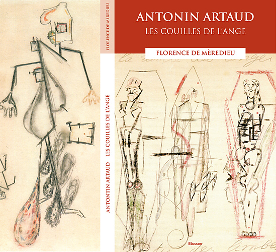 Couverture Antonin Artaud " Les Couilles de l'Ange. Editions Blusson